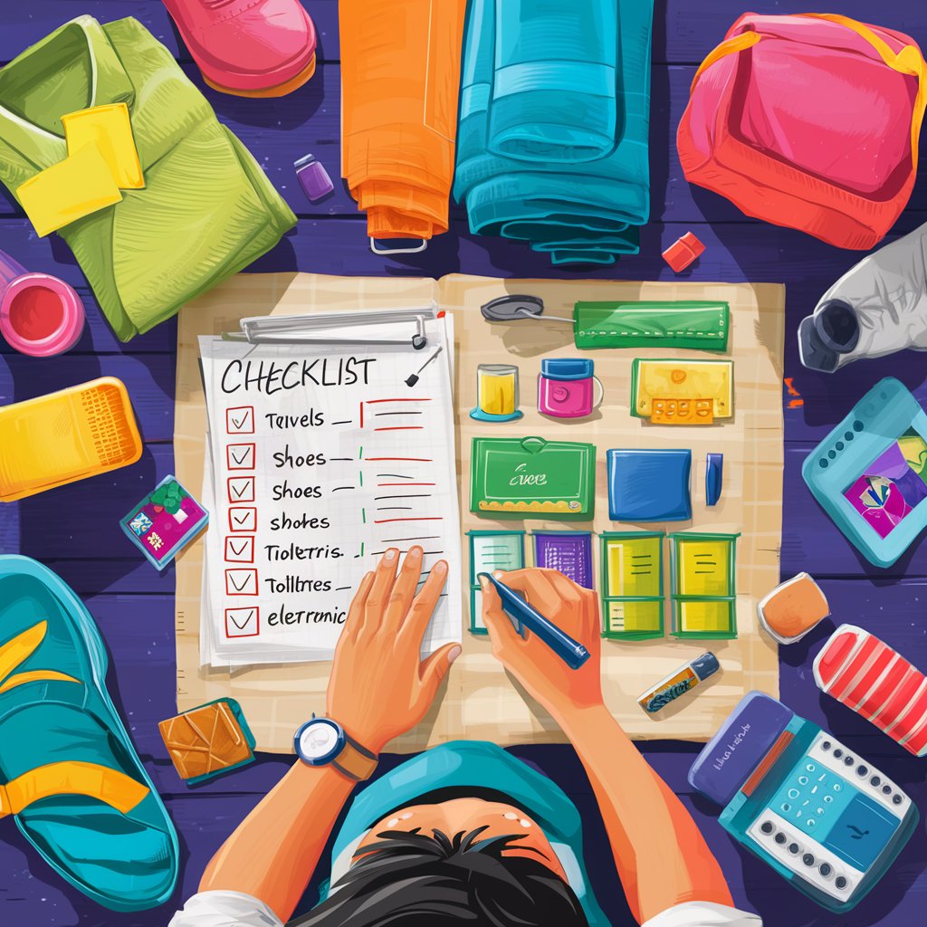 Creating a packing checklist